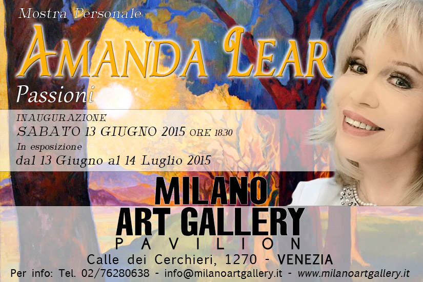 Amanda Lear - Passioni - Milano Art Gallery Pavilion (Venezia)
